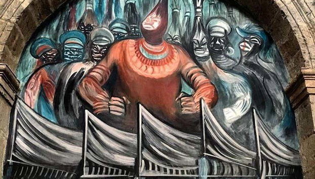 Tour of Guadalajara Museums - Photo 4, Admiring murals at the Cultural Institute