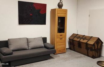 Ferienwohnung - Loft - mit 123qm bei Würzburg mit eigenen gratis Parkplatz Terasse Grill WLAN - nur Einzelbetten - Foto 11