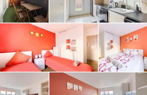 Terracotta Room - Proche Stade de France & CDG & Paris - Foto 5