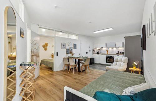 Das Boho-Nest Komfort und Stil mit Terrasse, Parkplatz und Wifi - Foto 12