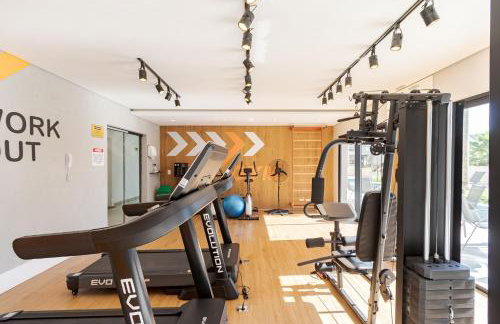 One House – Academia, Piscina e Coworking | Gonzaga Stays - Foto 13