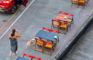 Apê com vista para o mar e clima animado - Foto 44