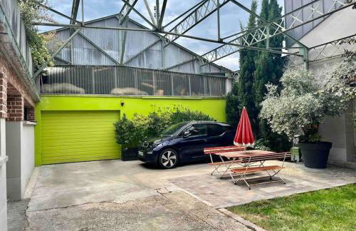 Rare ! LOFT Atypique Centre-Ville Parking Jardin - Foto 8