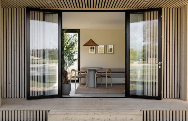 Lodge With a Spacious Terrace in Horsterwold - Foto 9