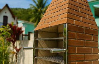 Casa estilo chale dúplex com 3 quartos, churrasqueira, balanço, chuveirão e a uma quadra da praia - Foto 11