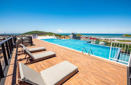 Studio a 500m do Mar, Piscina Borda Infinita, Academia, Terraço com Vista, Café no 1º Dia, Self Check-in e Lavanderia - Photo 7