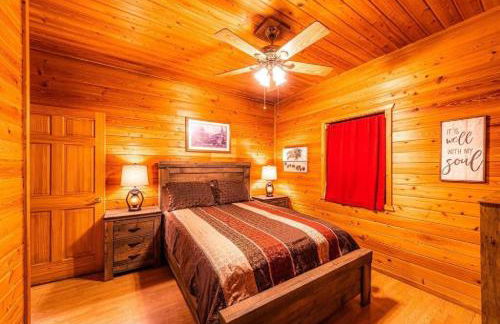 Cabin #1 Buffalo Herd -Pet Friendly - Sleeps 6 - Playground & Game Room - Foto 11