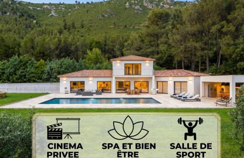 VILLA KOÏ CASTELLET*PISCINE*SPA*SALLE DE SPORT*CINÉMA* - Foto 1