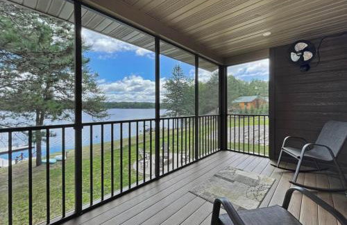 Northwoods WI 6BR Lakefront Cabin Retreat on Lake Nokomis - Minnohawk Lodge - Foto 33