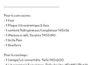 Home2Sea - Piscine, Jardin, studio cabine, 1 canapé lit convertible 2 ADULTES, 1 lit superposé triple 3 ENFANTS ou ADOS - Foto 2