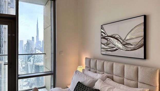 Lux BnB Amna Tower Burj Views - Foto 5, Habitación