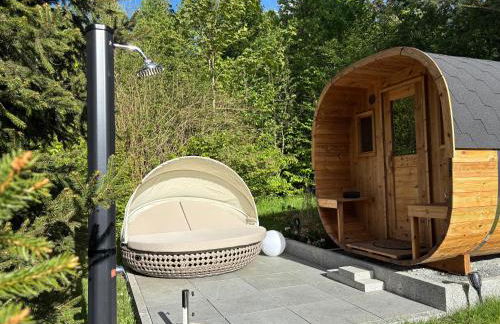 Ferienhaus Frankenwald 80qm unweit vom See in Lichtenberg - Sauna, Klima, Kamin, Garten - Bad Steben - Hof Saale - Foto 4