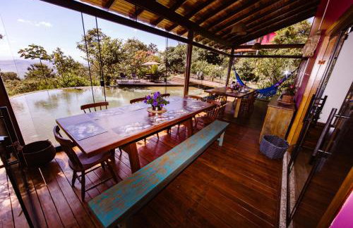 Casa Rosa - Paraíso na Natureza piscina natural, Wi-Fi - 25 minutos do centro - Foto 14