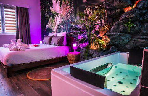 SECRET SUITE "Jungle" - Jacuzzi privatif - Gare RER C - Proche Paris - Foto 1