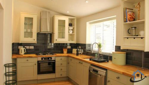 Beckleigh House, Kettering king or twin beds free parking x3 - Foto 5, stove, dishwasher, toaster