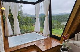 YESHUA - Cabana de Luxo com Hidro, Lago Natural e Adega - Foto 2