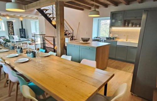 Gîte de rural de 15 personnes, bain nordique, rivière et nature - Foto 40