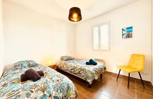 10min de la mer Maison 6 personnes avec climatisation jardin - Foto 6