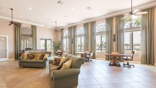 Sala de estar do lobby