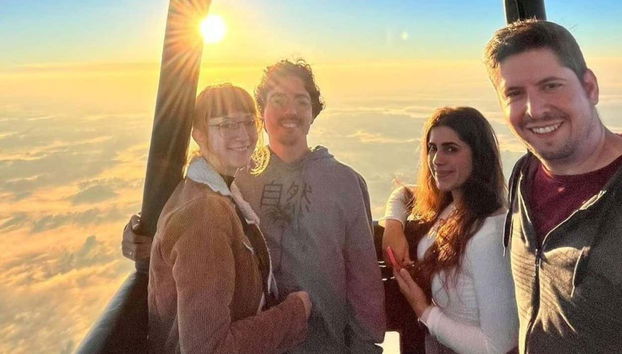 Un souvenir inoubliable en survolant le ciel