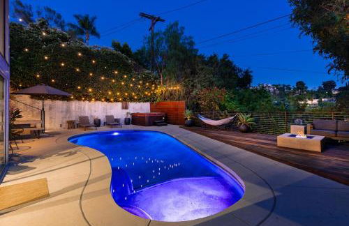 Hillside Luxury MidCentury Modern Spa Retreat View - Foto 22