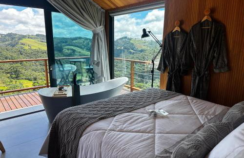 Cabana Nórdica com Maravilhosa Vista da Serra - Foto 68