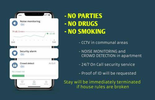 Apt , city centre, up to 5 guests, free pkg , Perfect for long stays - Foto 15