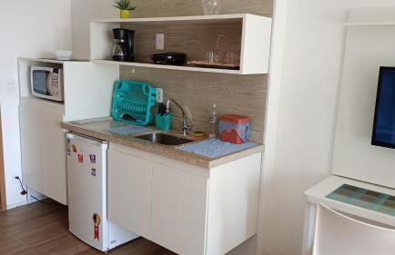 Flat Aconchego, próximo ao centro de Osasco, ar condicionado, academia, piscina, wifi e varanda - Foto 39