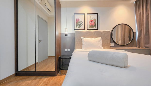 Wonderful 2BR with City View at Grand Sungkono Lagoon Apartment - Foto 5, Habitación