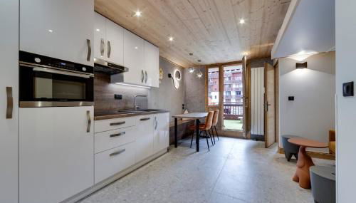 Appartement Ski aux Pieds 2100m - Le Nid Tignes Val Claret - Foto 1, stove, dishwasher