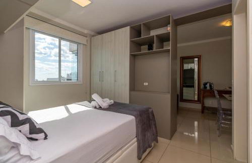 Pôr do sol 18º andar vista da cidade CENTRAL, Garagem NOVO - Foto 10