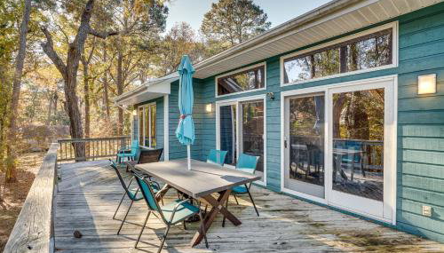 1 Mi to Beach Access Southern Shores Gem with Deck - Foto 3