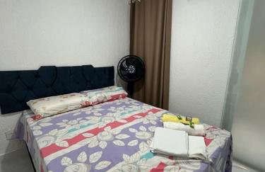 flat aconchegante com cozinha, área e churrasqueira - Foto 2