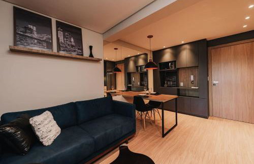 Studio Estiloso - Garagem Grátis - ao lado do Shopping Pelotas - Foto 7
