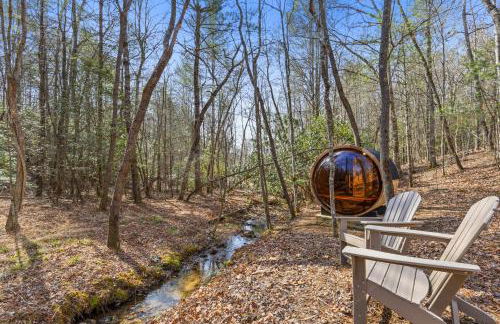 15 min to Town, Creekside, Sauna, Hot Tub, Fire Pit - Foto 51