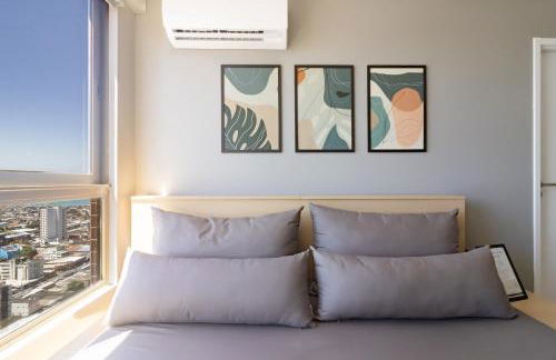 Apartamento com VISTA maravilhosa no bairro do Pina! Cozinha completa, Wi-Fi, Ar Condicionado e máquina de lavar - Condomínio com Estacionamento, Recepção 24h, Piscina e Academia - Foto 8