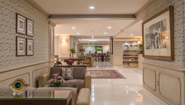 Sala de estar do lobby