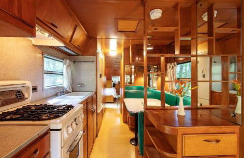 Gorgeous Fully Restored Caravan Nestled in the Trees Along Silver Lake for a Unique Vacation in Woodridge, New York - Foto 8