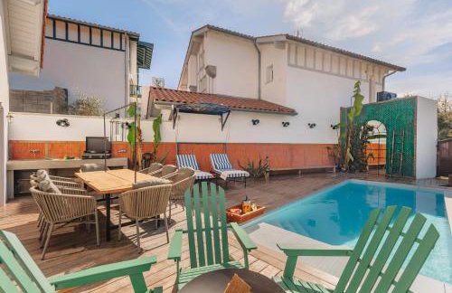 Horizonte Villa with heated pool & jacuzzi Wellness in Biarritz - Foto 13