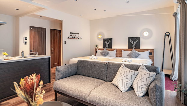 Apartment Hotel 11 Shinsaibashi AMEMURA - Foto 4, Habitación