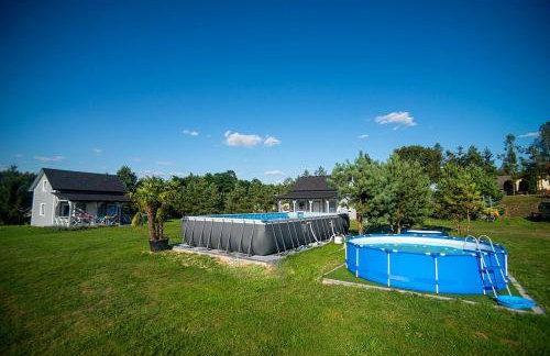 Agroturystyka domki nad rzeką Bałtów kajaki rowery klima basen ryby full - Foto 35