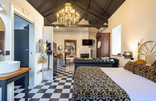 La Suite Años 20 Bañera, chimenea de leña y terraza - Foto 1