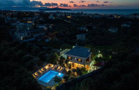 Villa Daratso with private heated pool view to the sea - Foto 5