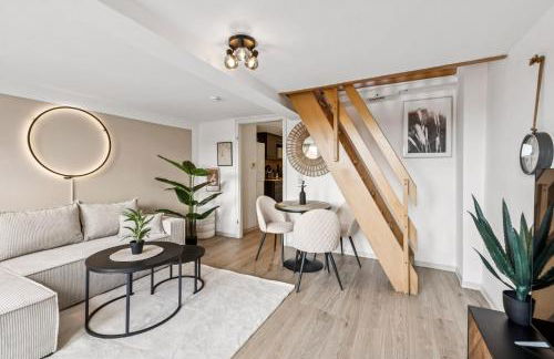 Moderne Maisonette-Wohnung in Friedberg nahe Frankfurt, Balkon, Zentral, Voll ausgestattet - Foto 10