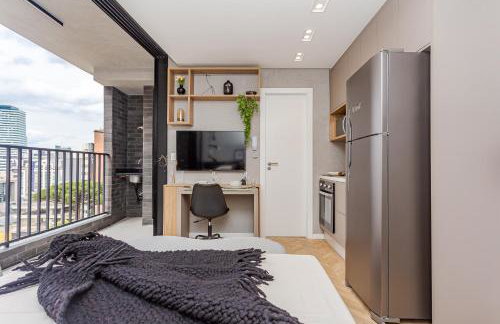 Oxy 77 Batel - Home Club com piscina, academia, lavanderia, gocoffee - Foto 1