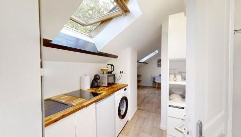 Résidence Calme au Bord de Seine à Melun avec Jardin Terrasses et vue sur la Seine - Foto 3, stove, toaster