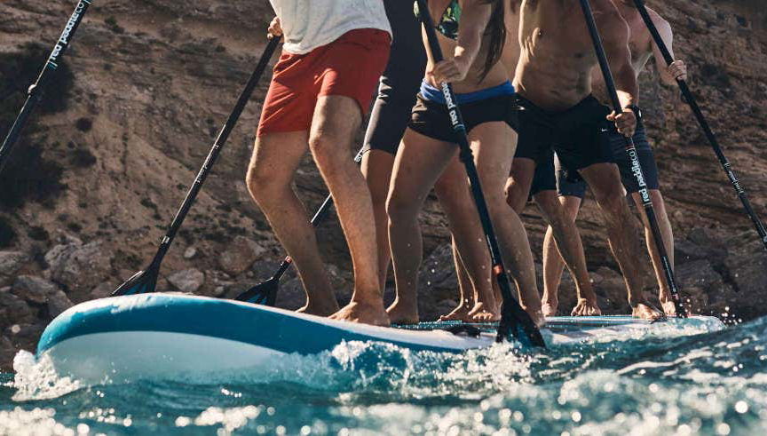 Paddle surf pelo rio Lima