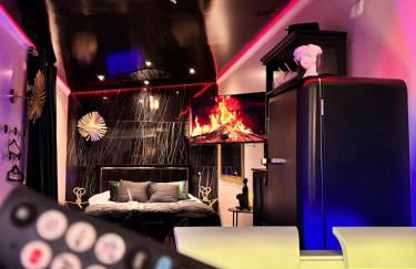 Love Room élégante spa privatif et extérieur cosy - Foto 13