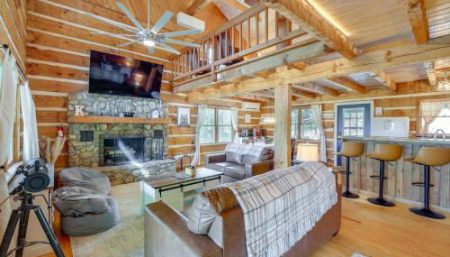 Ashe County Log Cabin Mountain-View Deck, Sauna - Foto 3