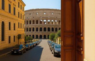 Colosseum window 1800-Romantic apartment Rome - Foto 3